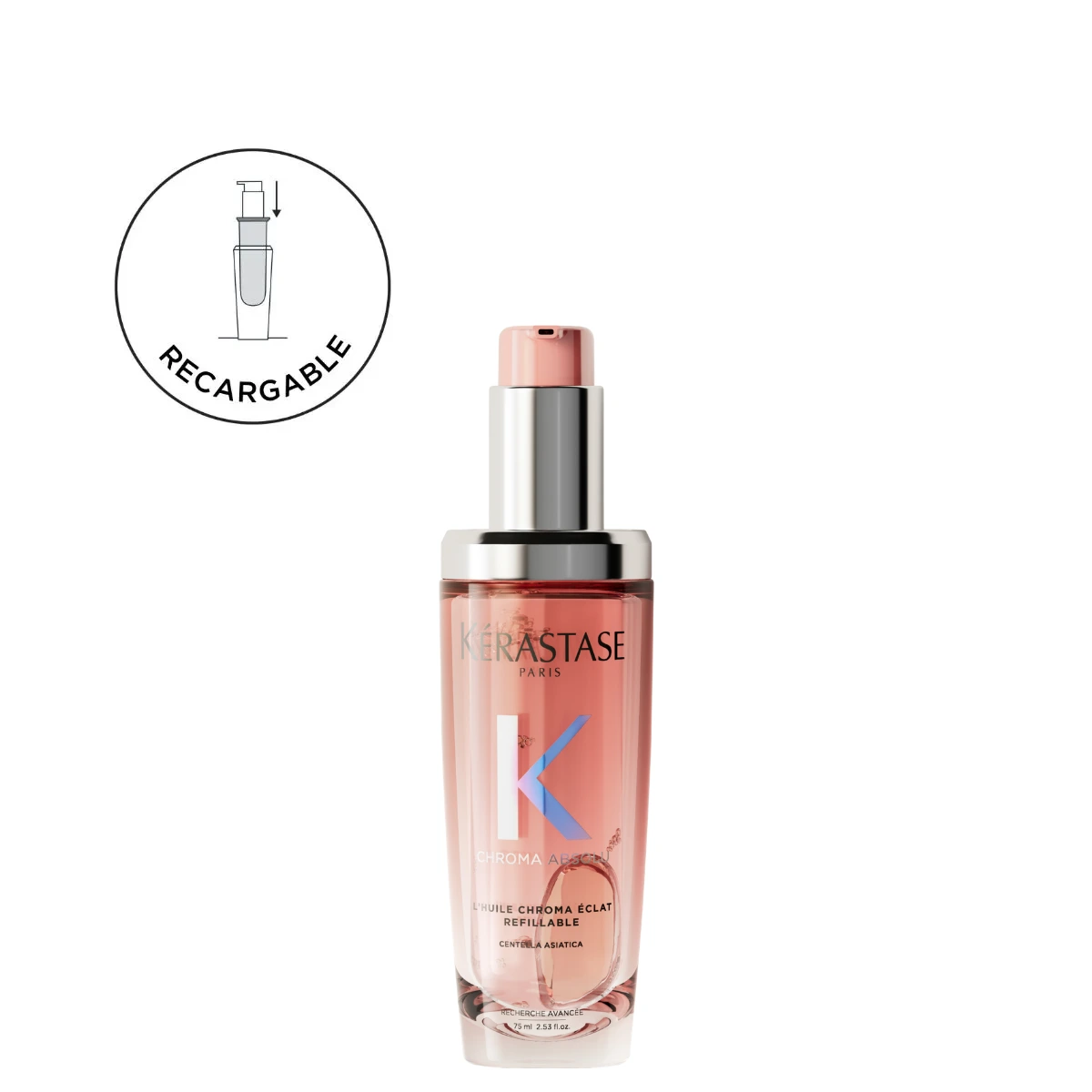Óleo Recargable Kérastase Huile Chroma Absolu 75ml. Iluminación