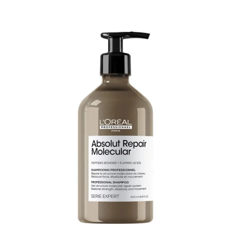 Shampoo L´Oréal Absolut Repair Molecular 500ml. Reparación