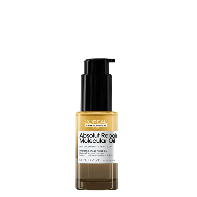 Oil Bifásico L’Oréal Absolut Repair Molecular 30ml. Reparación