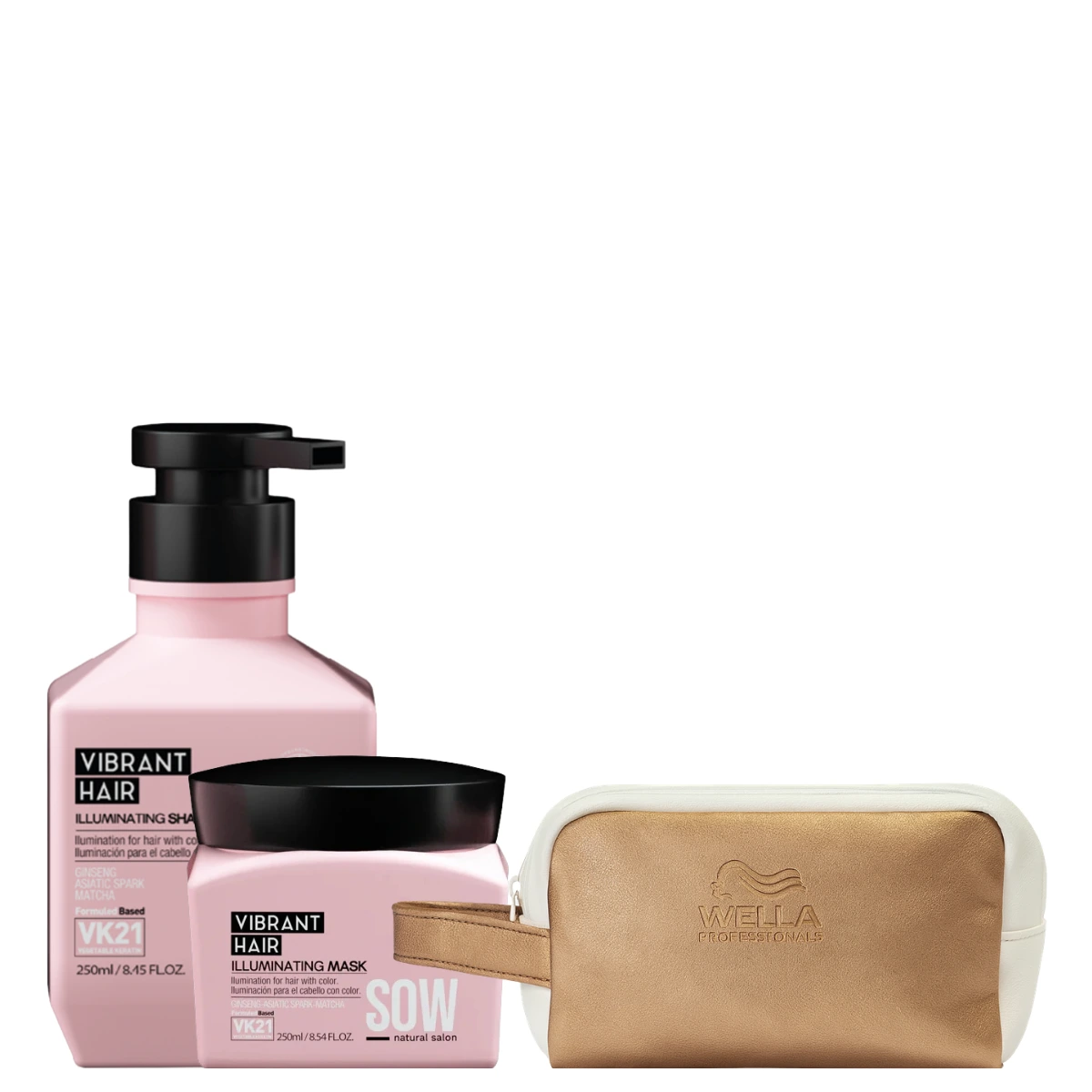 Kit Vibrant Hair Sow: Shampoo + Máscara + Regalo. Protección del color - VipStore